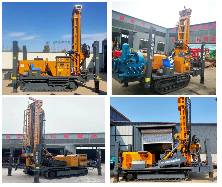 Deep Underground Pneumatic Drilling Rig For Water Well Driling 300 Meters 3