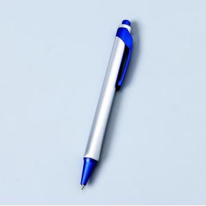 Plastic promotion ballpoint pennovelty pen with curved clip