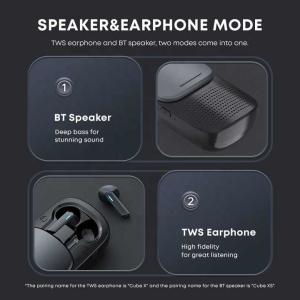 New Arrivals Multi-function Bluetooth Speaker Slide Design Stereo Earphones