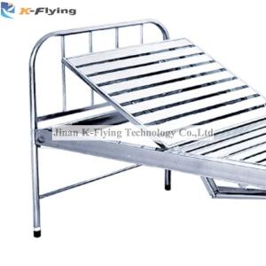 Stainless Steel 201 304 One Function Single Shake Manual Nursing Bed