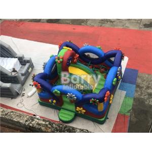 0.55mm PVC Bouncy Castle Flower Vegetable Inflatable Funcity Playground Theme