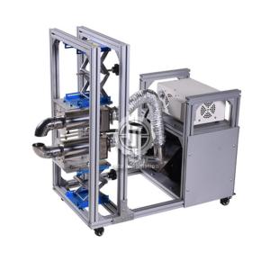 Dia50mm / 25mm 198M3/H Shrink Tube Heater With Two Outlets