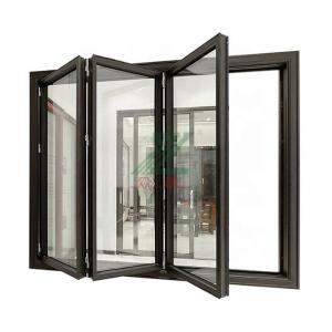 Window Development Wholesaler Aluminum BI Fold Windows with Horizontal Opening