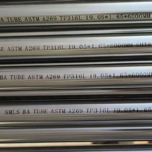 TP316L/1.4404 Stainless Steel Seamless Pipe Bright Annealed SS Pipe For Instrumentation Equipment