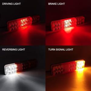 Safety LED Reverse Turn Signal Tail Light Road Cleaning Vehicle