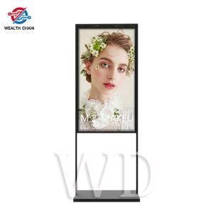 Aluminum Structure 2160P 2500nits Indoor Digital Signage Floor Standing