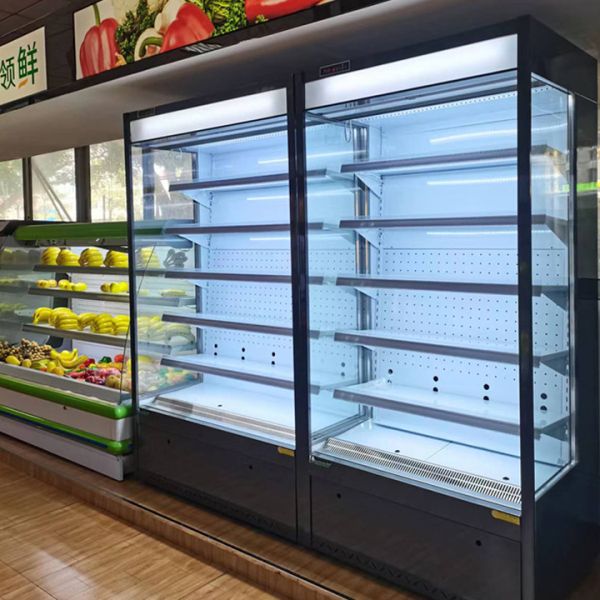 Bottom Mounted Unit For Small Supermarkets / Convenience Stores Storage Display Small Open Type Chiller