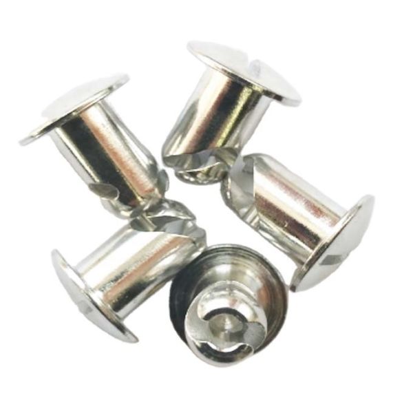 Universal Sprint Car Quarter Turn Silver Dzus 7/16*.500 Slotted Head with Spring