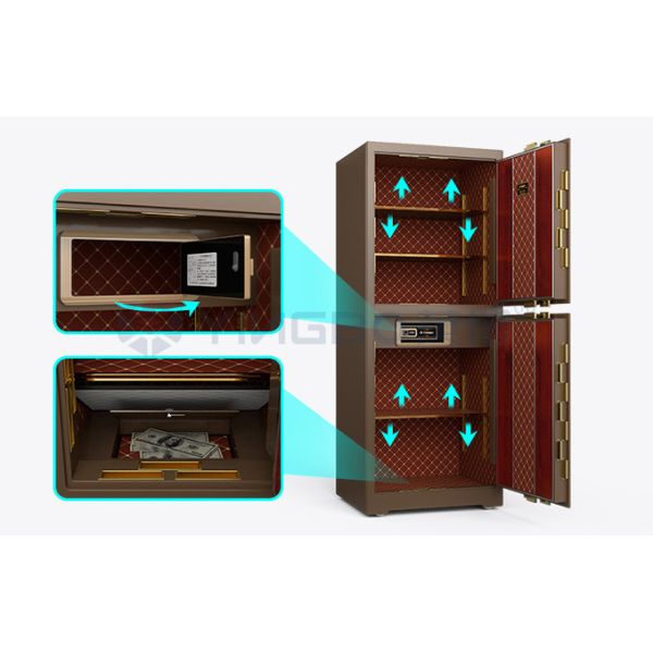 Security Solid Steel Luxury Large Safe Box Biometric Fingerprint Lock YB/ZY-180D