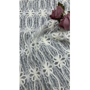 China Leafy Corded Lace Fabric Luxary Breathe and Elegent Wedding Party Lace Fabric on sale