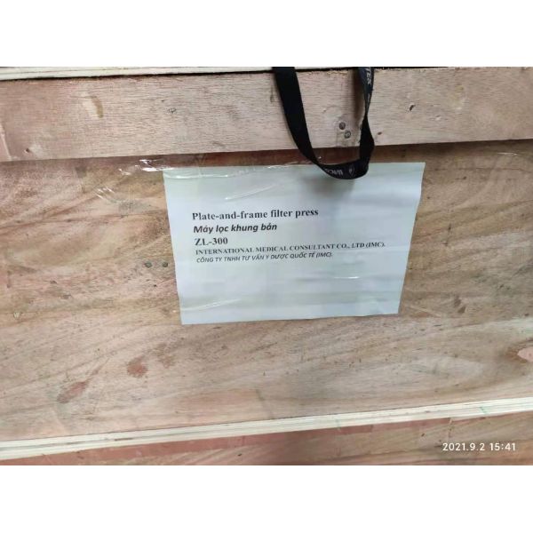 10-Layer Stainless Steel Automatic Filter Press for Beer Wine and Oil 3T/h Flow Rate