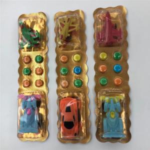 Special Design Compressed Candy Packed With Car Airplane Toys