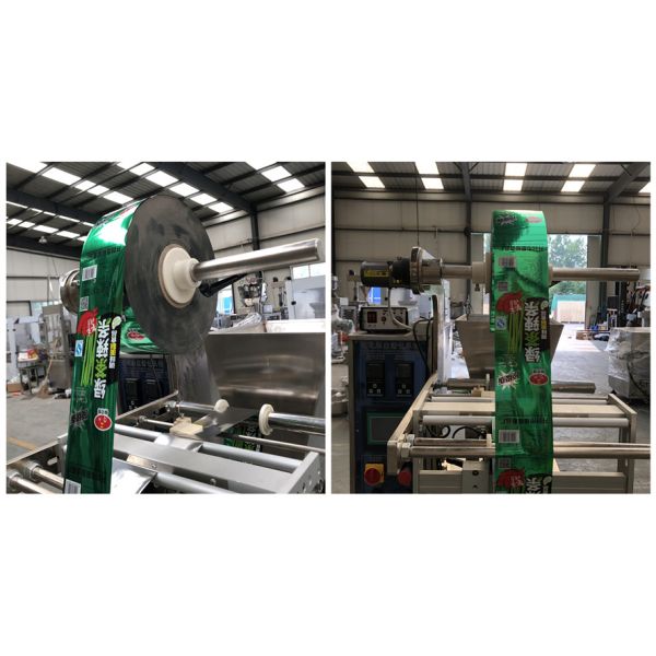 Small Bag Bleach / Lemon Powder Packing Machine Electric Driven 600*790*1800mm