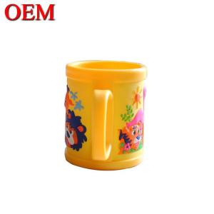 OEM Plastic Cartoon Cute Cup / 3D Model Clear Plastic Mug