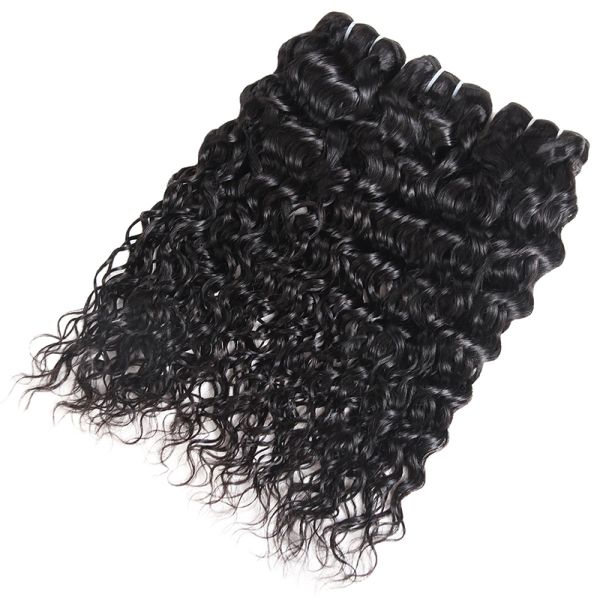 100% Raw Unprocessed Peruvian Human Water Wave Hair Full Cuticle Aligned