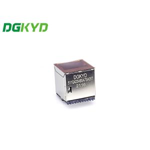 Multi Port Shielded Rj45 Connector 8p12c PCB Communication Poe Filter