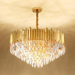 ODM Modern Hanging Crystal Pendant Chandelier Lights AC85V To 265V