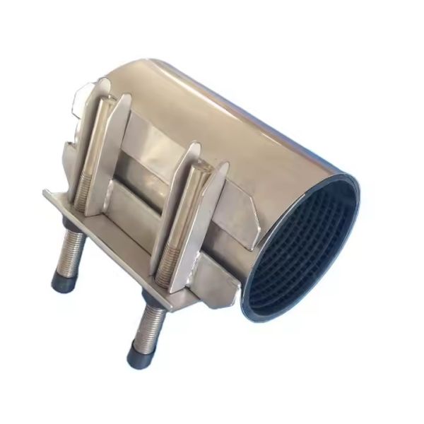 SS316 Stainless Steel Oil Grinder HDPE Pipe Repair Clamp Customized For Large Diameter Pipe
