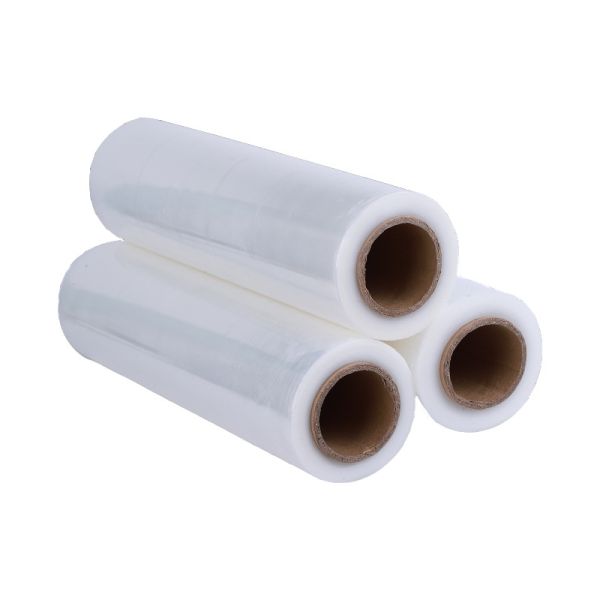 Buy Self Adhesive White Stretch Film 2.1kg Transparent 130mic Thickness at wholesale prices