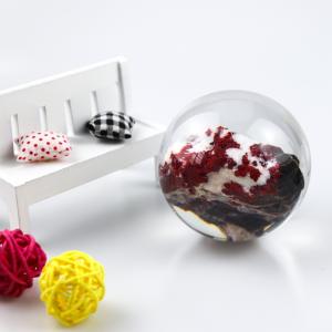 Customized Crafts Resin Balls Paperweight 70mm 100mm Transparent Acrylic Ball