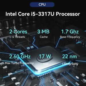 Fanless Industrial Mini Computer With Intel Core i5-3317U DDR3L 8GB RAM And 4COM