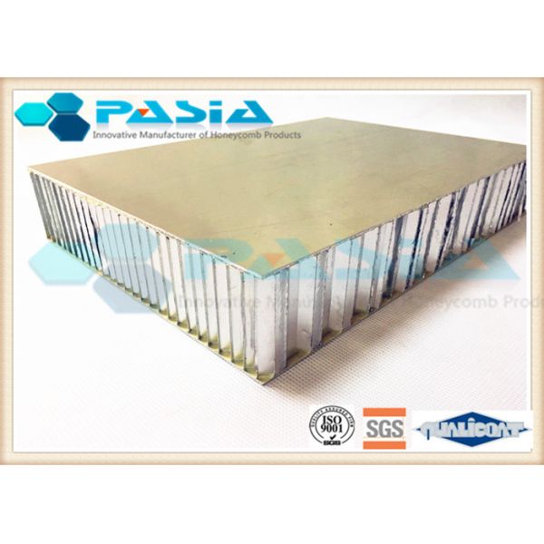 Brushed Honeycomb Aluminum Plate , Lightweight Building Panels Thermal