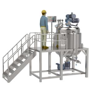 High Capacity 10-10000L Liquid Homogenizer With Steam / Electricity Heating