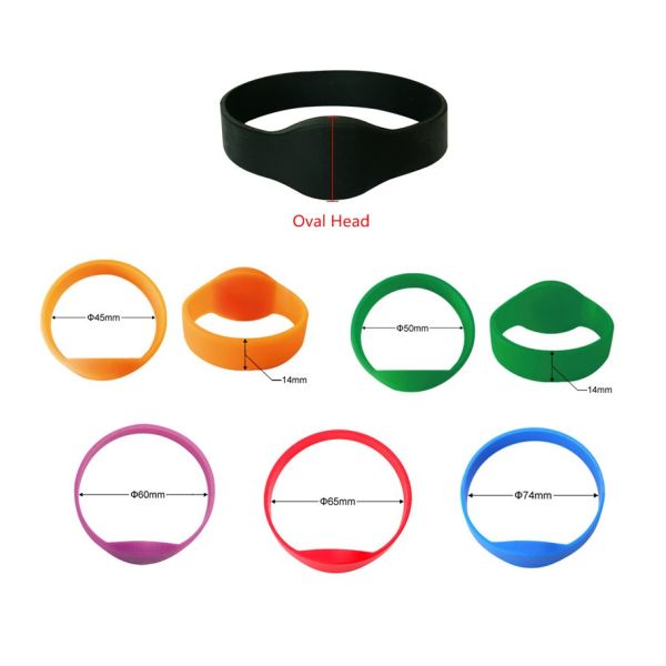 Customized Printing 125kHz Waterproof RFID Chip Wristband
