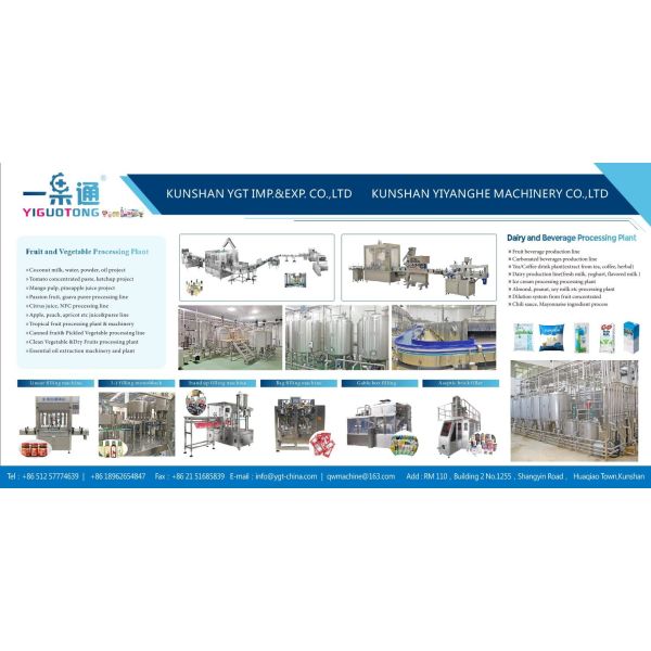 Buy Beverage Process Plant Turnkey Project For Juice Drink at wholesale prices