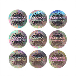 Reflection Rainbow Holographic Stickers Labels Custom Holographic Security