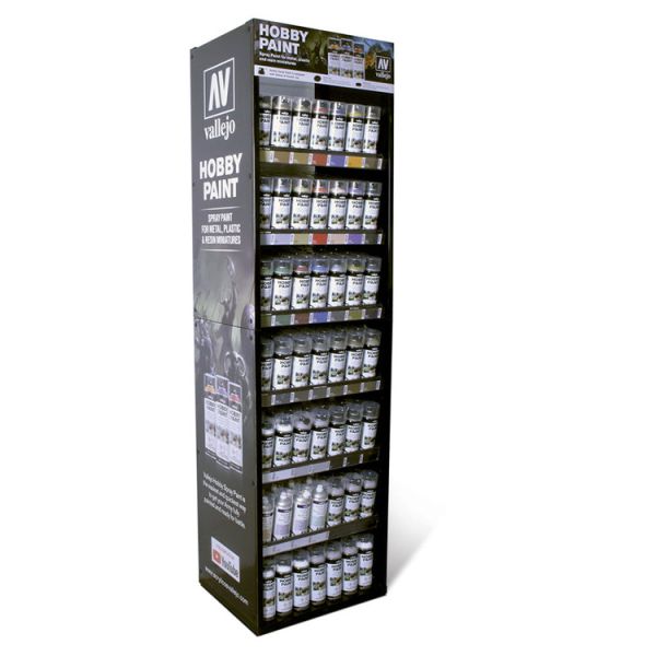 Tinplate Refillable Metal Display Stands Bottle Display Stand Storage Hair Spray