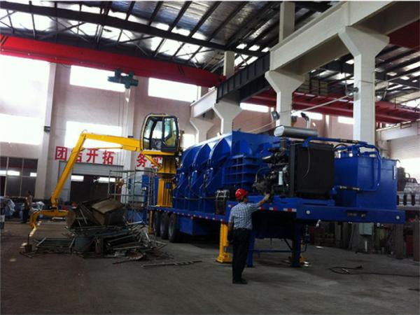 Buy Compressing Scrap Metal Baler With Manual Operating System PLC Control at wholesale prices