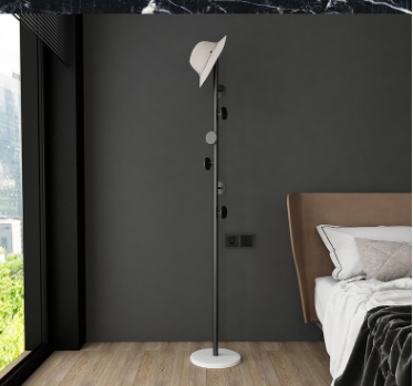 Corrosion Proof Gold 170cm Height Steel Clothes Rack