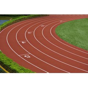 0.66N/mm2 Athletic Track Surfaces 13mm Synthetic Sport Ground Flooring