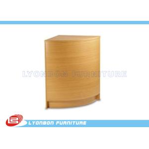 China Custom Design Curved Corner Infill Wood Counter MDF / Melamine Finished on sale