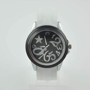 Pu Strap Japan Movt Quartz Watch