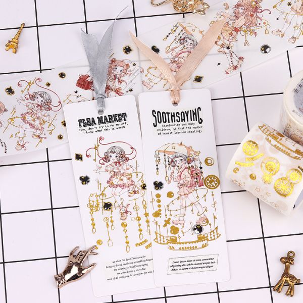 10m Gold Foil Washi Tape