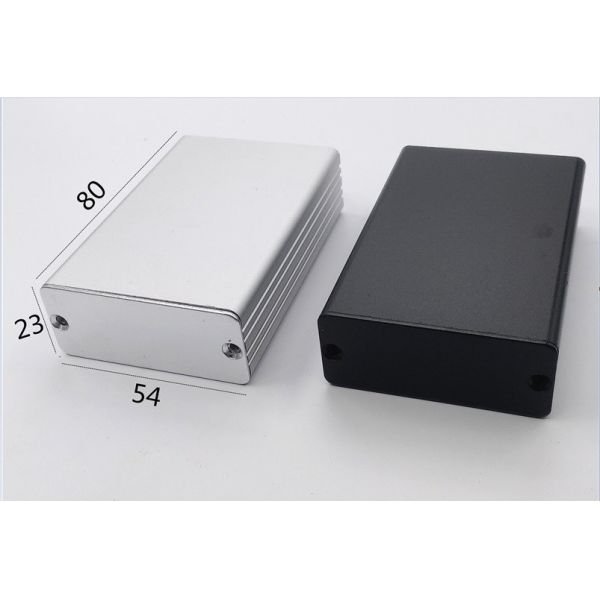 Buy Laser Silkscreen 54*23*80mm Extruded Aluminum Project Box at wholesale prices