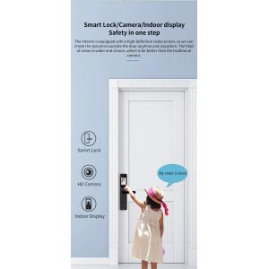 Tuya APP Remote Control Smart Door Lock Indoor HD Screen Wide Angle Camera With