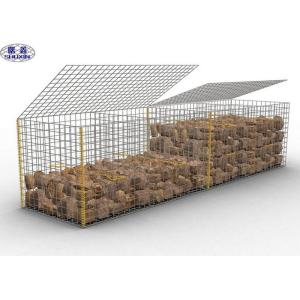 Galfan Coated Gabion Rock Wall Cages Rust Proof Corrosion Resistance