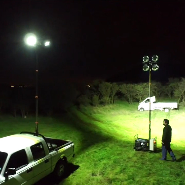 Buy 4.2m pneumatic telescopic mast lighting tower at wholesale prices