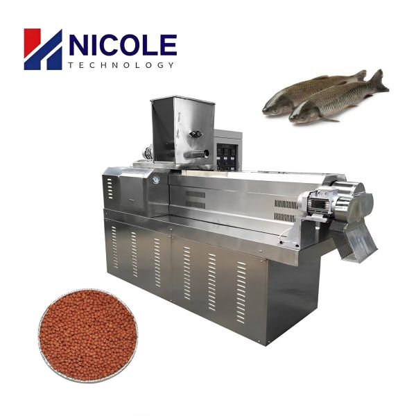 Full Automatic Electric Gas Diesel Energy Floating Fish Feed Extruder Production