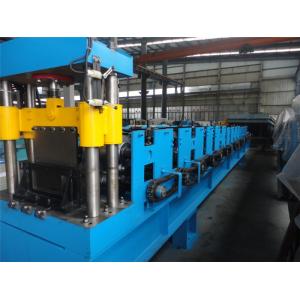 Roof Cable Tray Roll Forming Machine , Wall Panel Roll Forming Machine By Chain