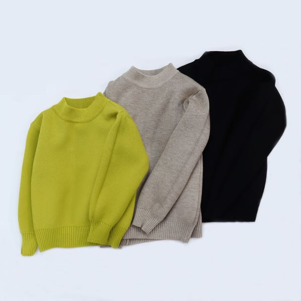 Stock Lovely Baby Boy Girl Autumn Winter Clothes Long Sleeve Crew Sweater