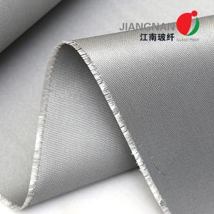 0.68mm Polyurethane PU Coated Fiberglass Fabric With Wire Reinforced One Side