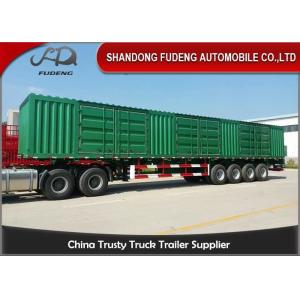 60T 4 Axles 40Ft Cargo Box Flatbed Container Trailer