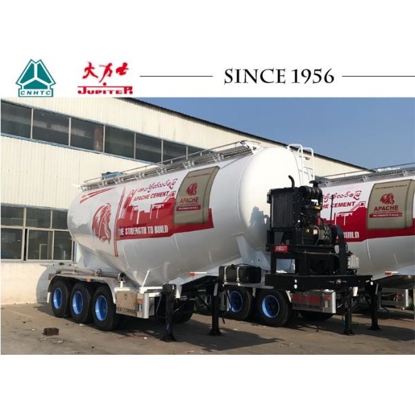 Buy 3 Axle Weichai Engine Bulk Cement Tanker Trailer at wholesale prices