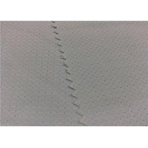 Grey Color Hole Pattern Breathable Outdoor Fabric 100D +100D * 100D + 100D Yarn