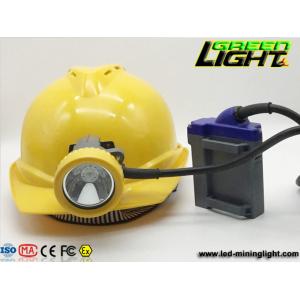 Quality Rechargeable 216lum 1.67W 15000Lux Led Mining Cap Lamps for sale
