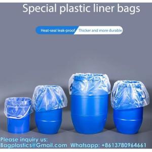 Plastic Manufacturer Supplies Durable Round Bottom Plastic Drum Barrel Liners